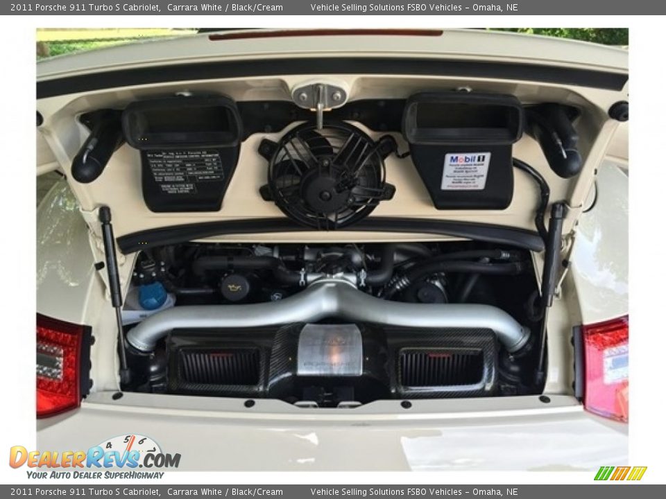 2011 Porsche 911 Turbo S Cabriolet 3.8 Liter Twin-Turbocharged DOHC 24-Valve VarioCam Flat 6 Cylinder Engine Photo #13