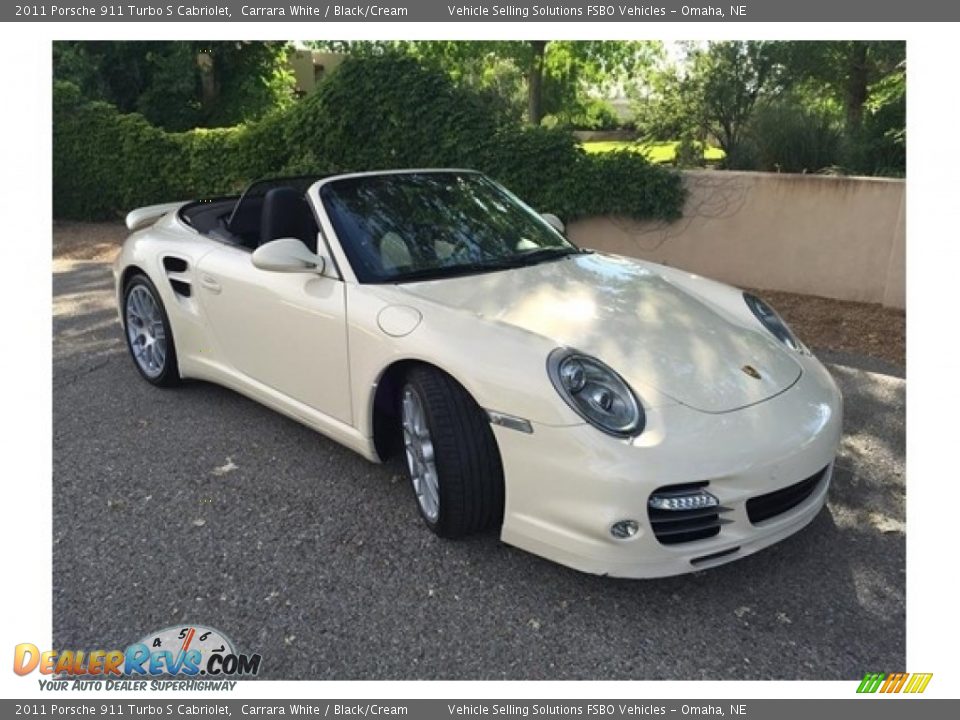 Front 3/4 View of 2011 Porsche 911 Turbo S Cabriolet Photo #28