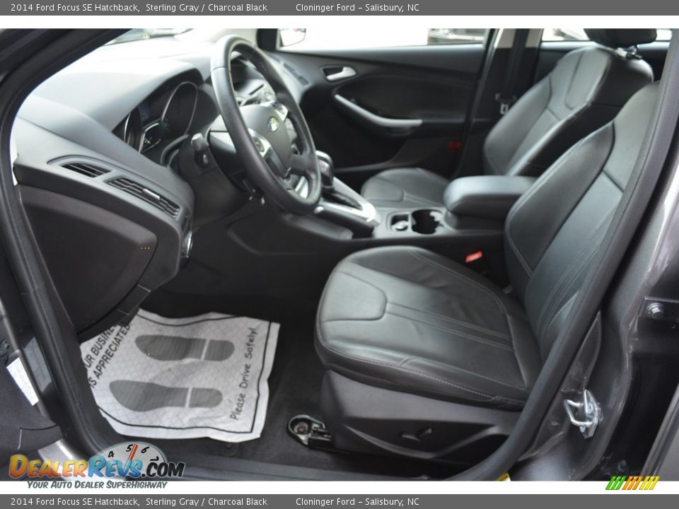2014 Ford Focus SE Hatchback Sterling Gray / Charcoal Black Photo #9