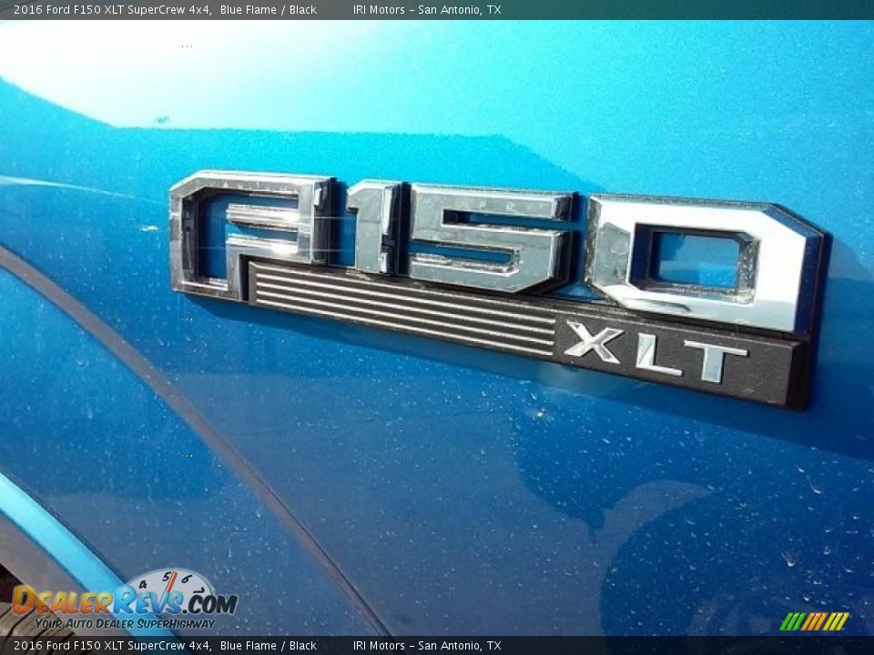 2016 Ford F150 XLT SuperCrew 4x4 Blue Flame / Black Photo #3