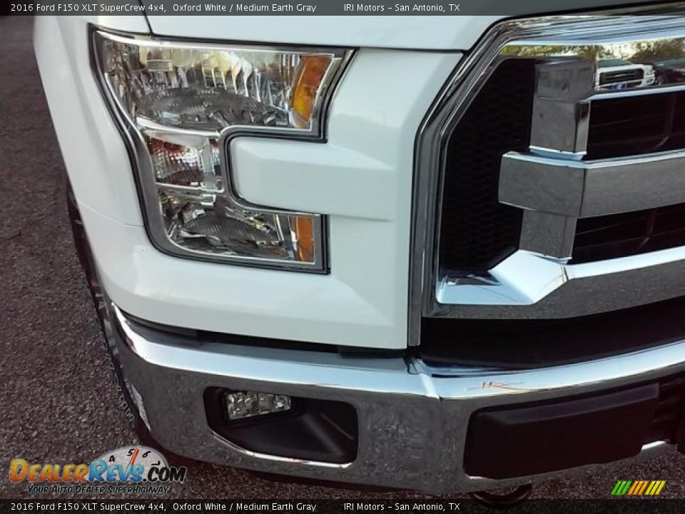 2016 Ford F150 XLT SuperCrew 4x4 Oxford White / Medium Earth Gray Photo #3