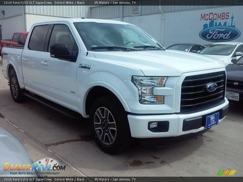 2016 Ford F150 XLT SuperCrew Oxford White / Black Photo #1