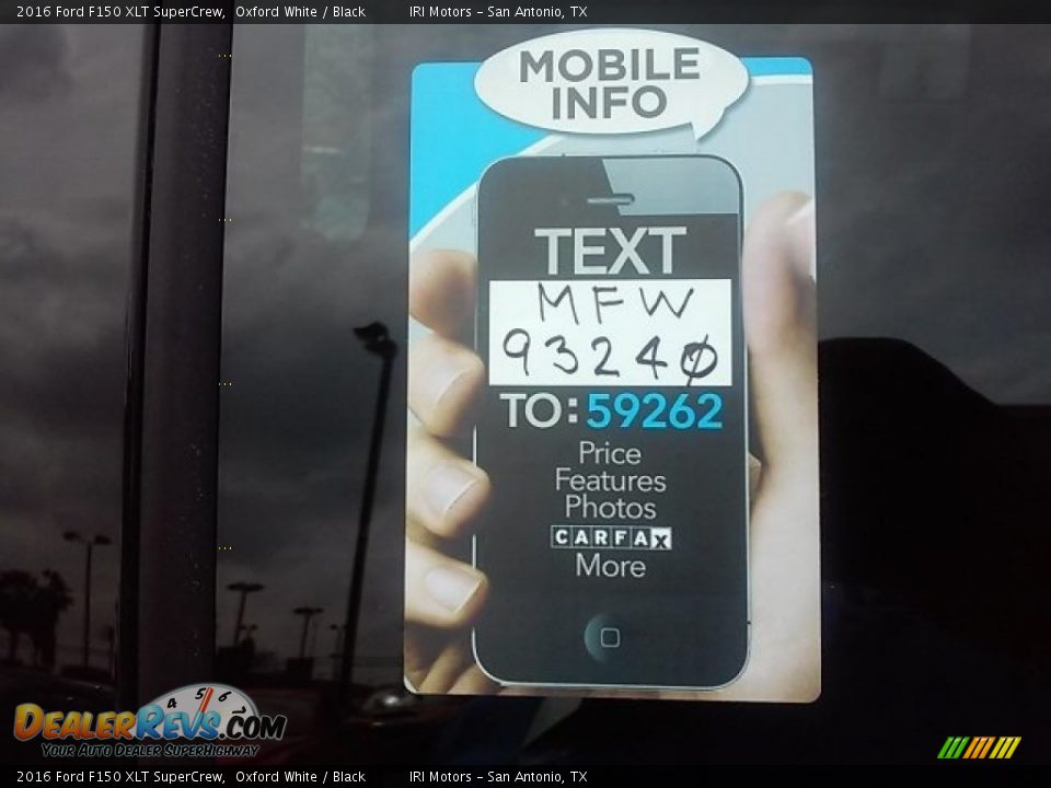 Dealer Info of 2016 Ford F150 XLT SuperCrew Photo #2