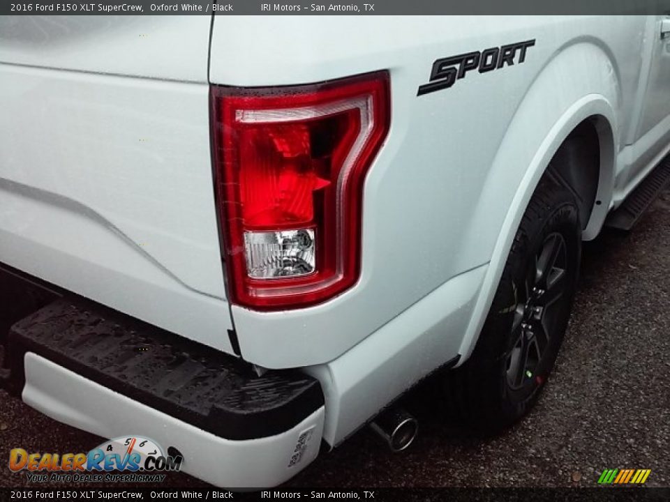 2016 Ford F150 XLT SuperCrew Oxford White / Black Photo #5
