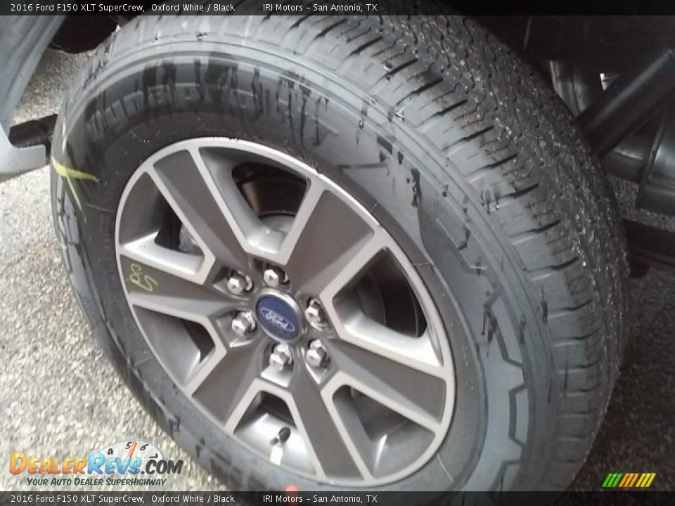 2016 Ford F150 XLT SuperCrew Oxford White / Black Photo #8