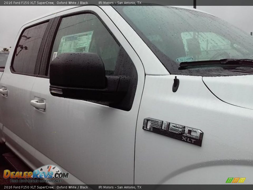 2016 Ford F150 XLT SuperCrew Oxford White / Black Photo #9