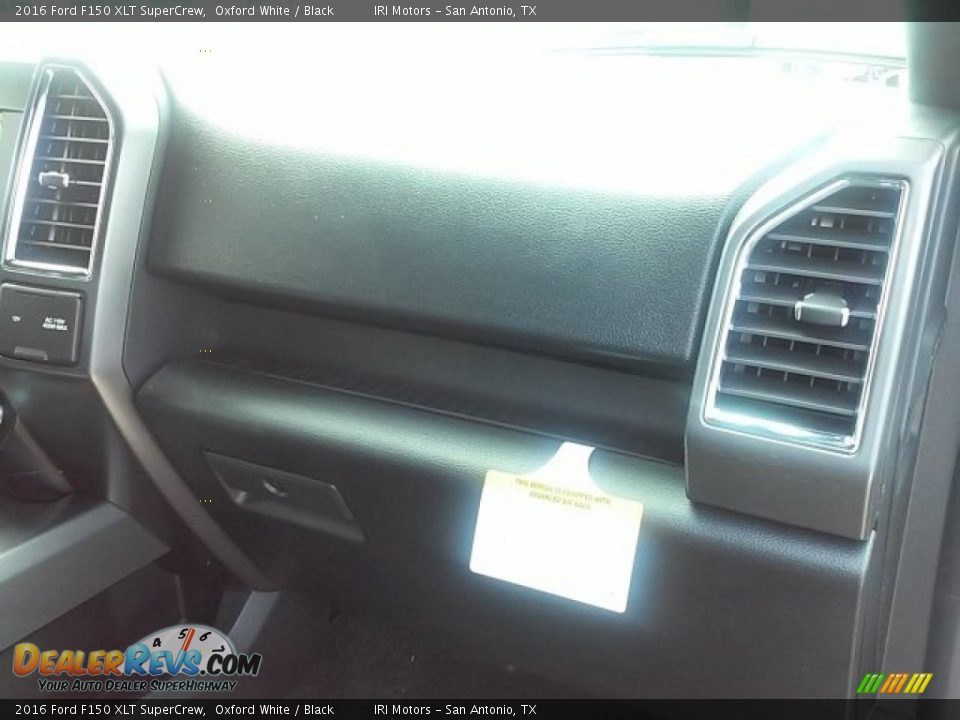 2016 Ford F150 XLT SuperCrew Oxford White / Black Photo #11
