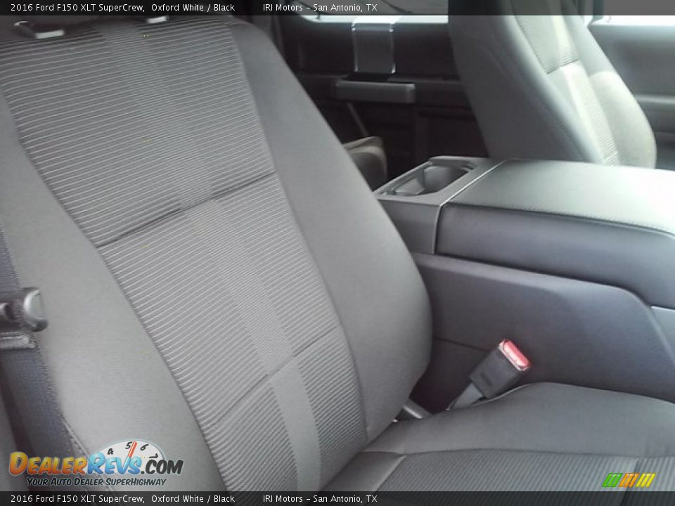 2016 Ford F150 XLT SuperCrew Oxford White / Black Photo #15