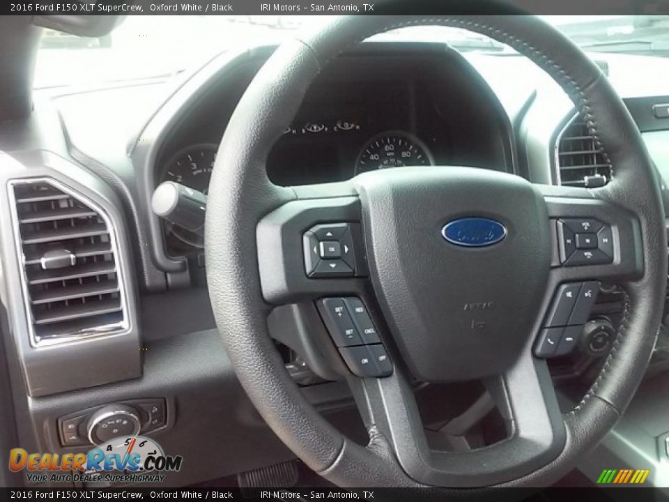 2016 Ford F150 XLT SuperCrew Oxford White / Black Photo #20