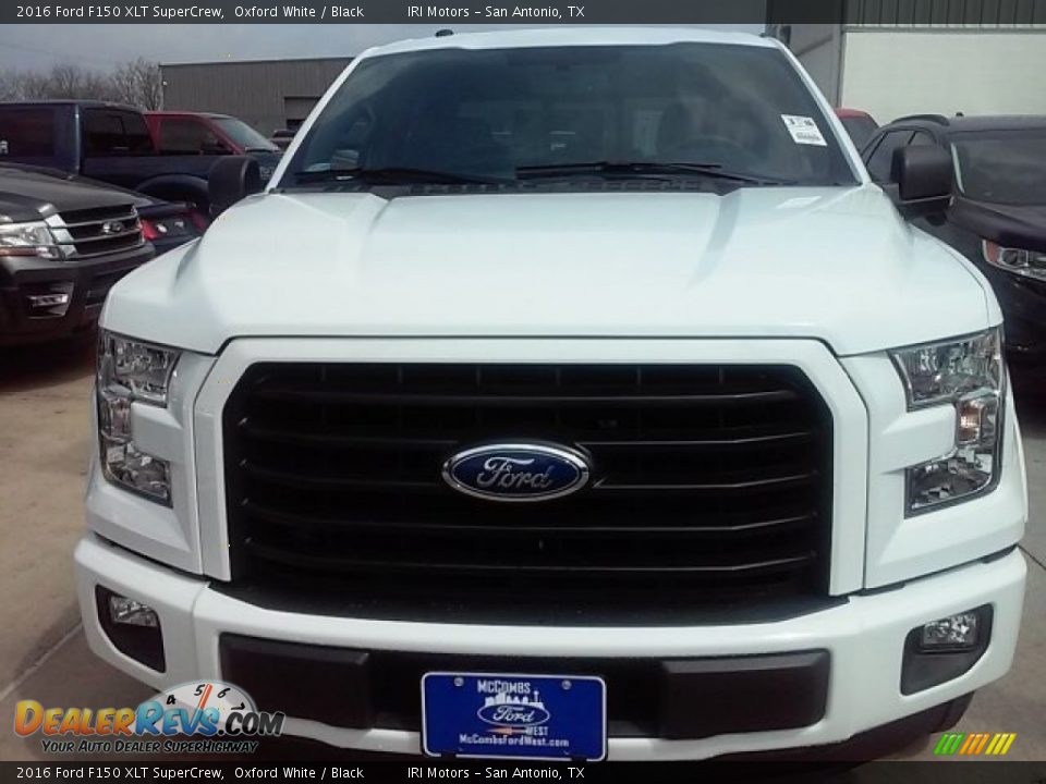 2016 Ford F150 XLT SuperCrew Oxford White / Black Photo #23