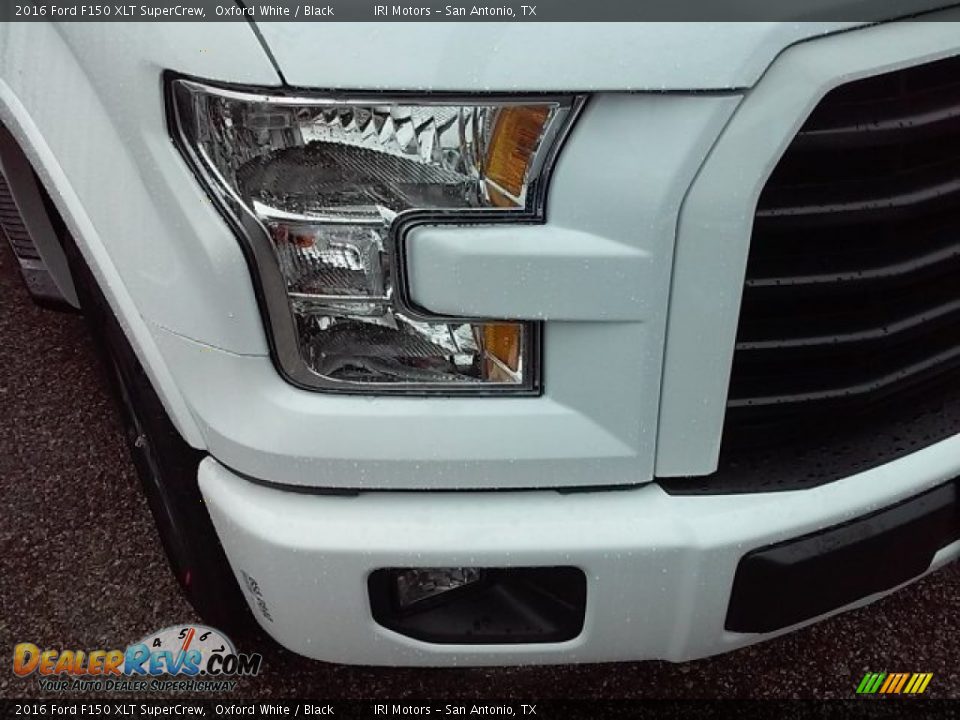2016 Ford F150 XLT SuperCrew Oxford White / Black Photo #24