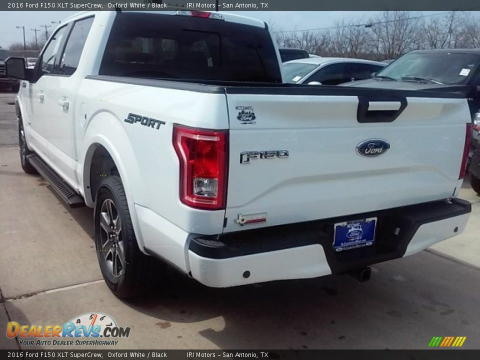 2016 Ford F150 XLT SuperCrew Oxford White / Black Photo #26