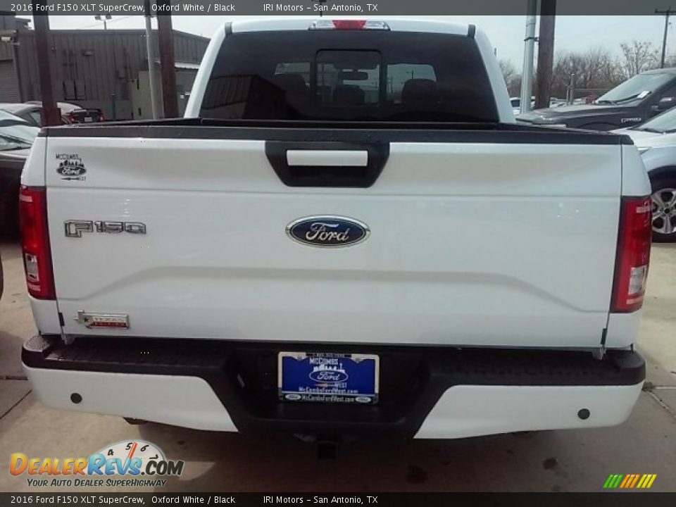 2016 Ford F150 XLT SuperCrew Oxford White / Black Photo #27