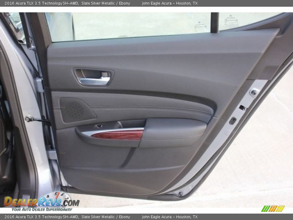 2016 Acura TLX 3.5 Technology SH-AWD Slate Silver Metallic / Ebony Photo #22