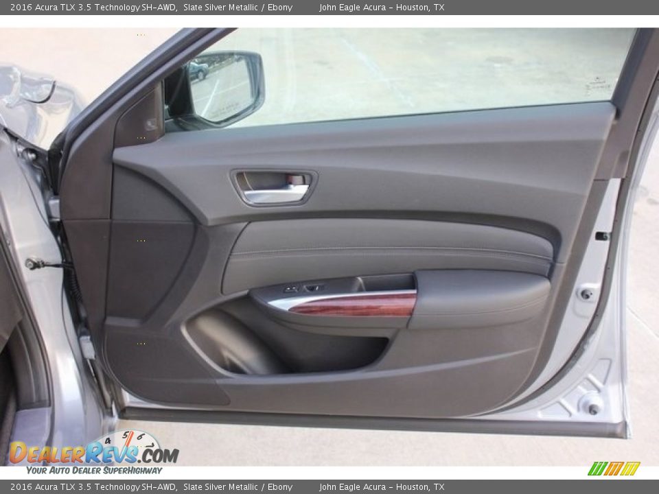 2016 Acura TLX 3.5 Technology SH-AWD Slate Silver Metallic / Ebony Photo #24