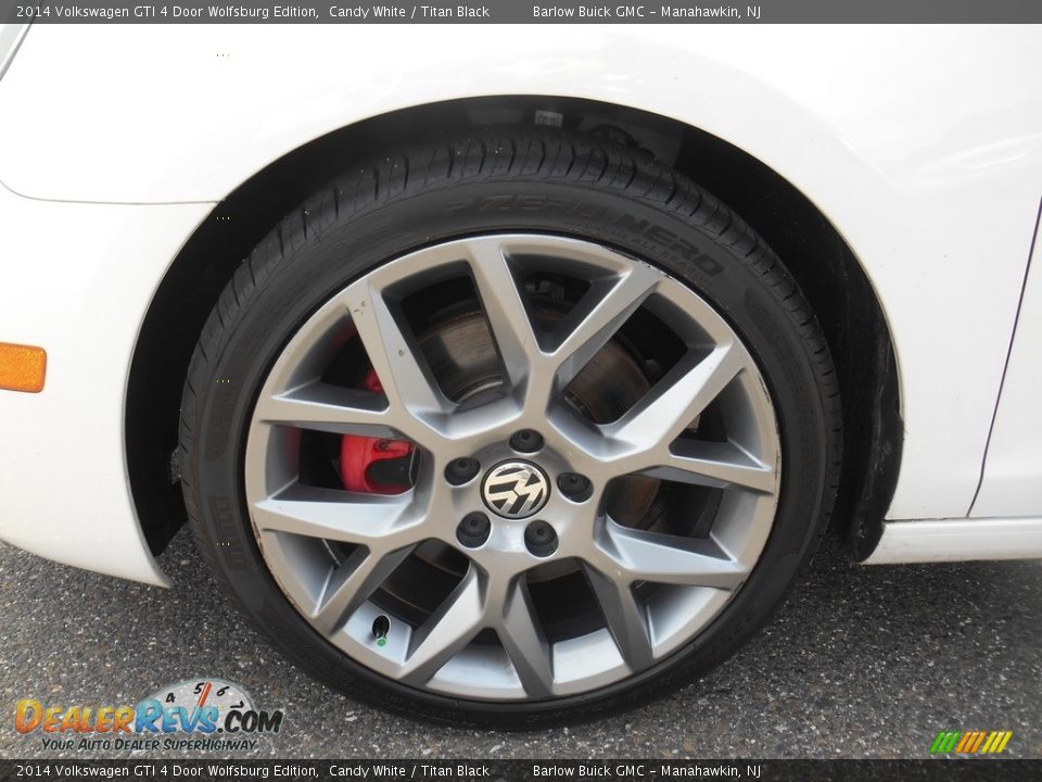 2014 Volkswagen GTI 4 Door Wolfsburg Edition Candy White / Titan Black Photo #10