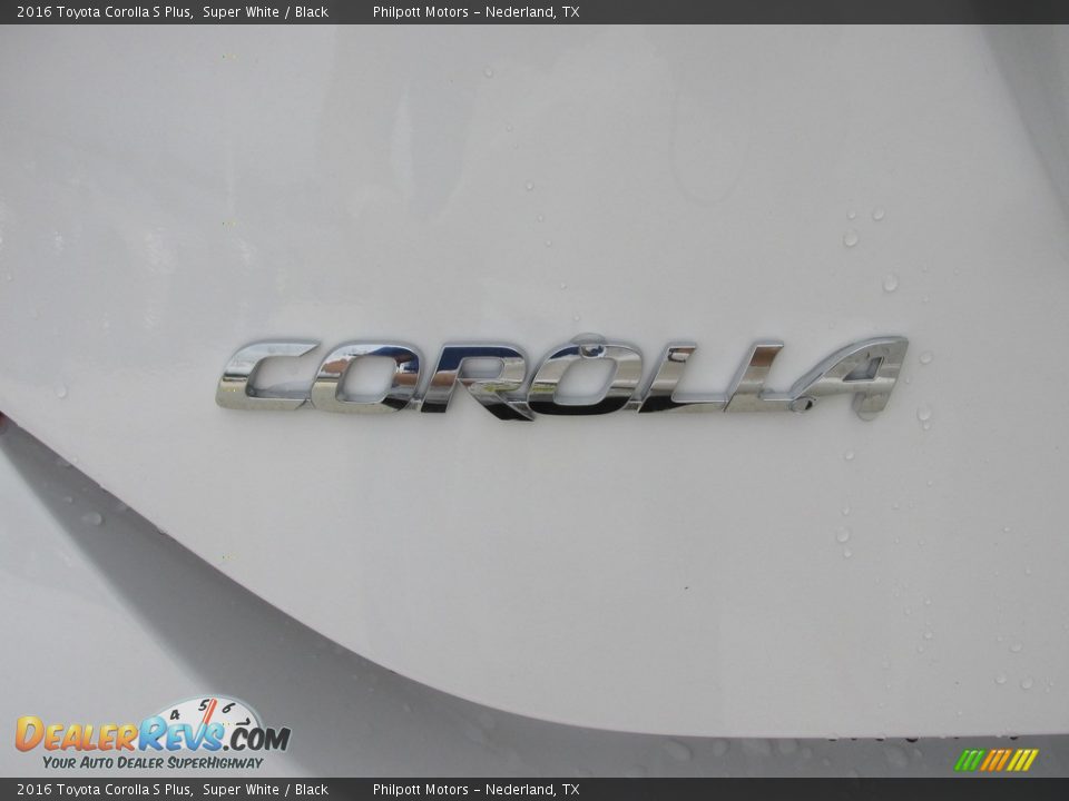 2016 Toyota Corolla S Plus Super White / Black Photo #13