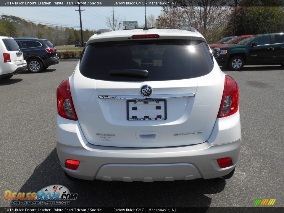 2014 Buick Encore Leather White Pearl Tricoat / Saddle Photo #3