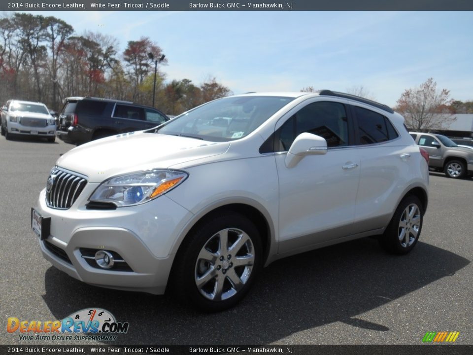 2014 Buick Encore Leather White Pearl Tricoat / Saddle Photo #5
