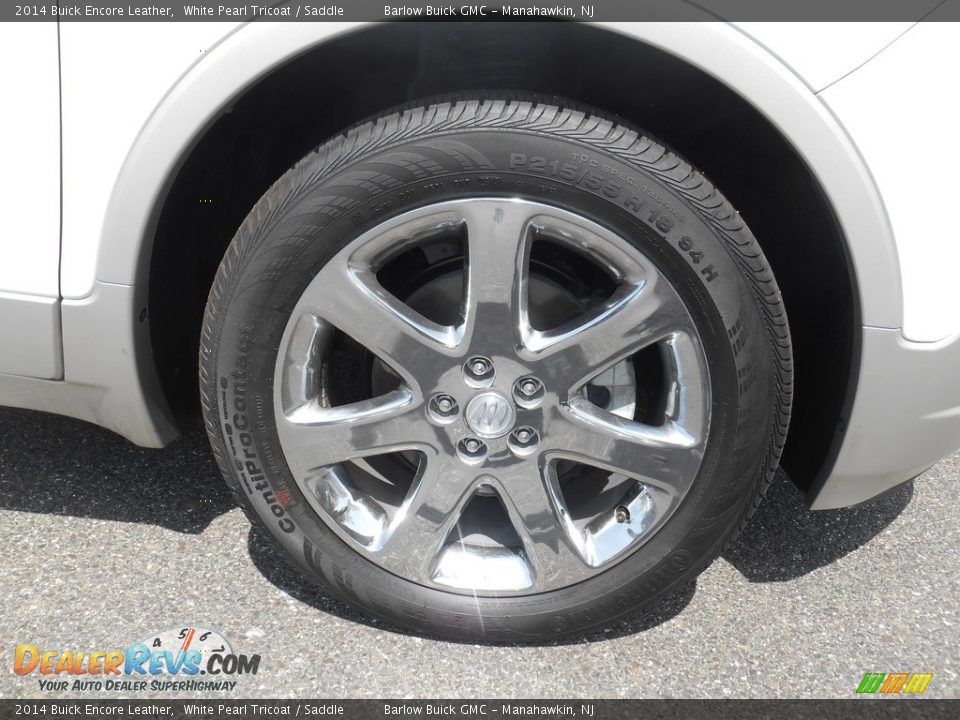 2014 Buick Encore Leather White Pearl Tricoat / Saddle Photo #8