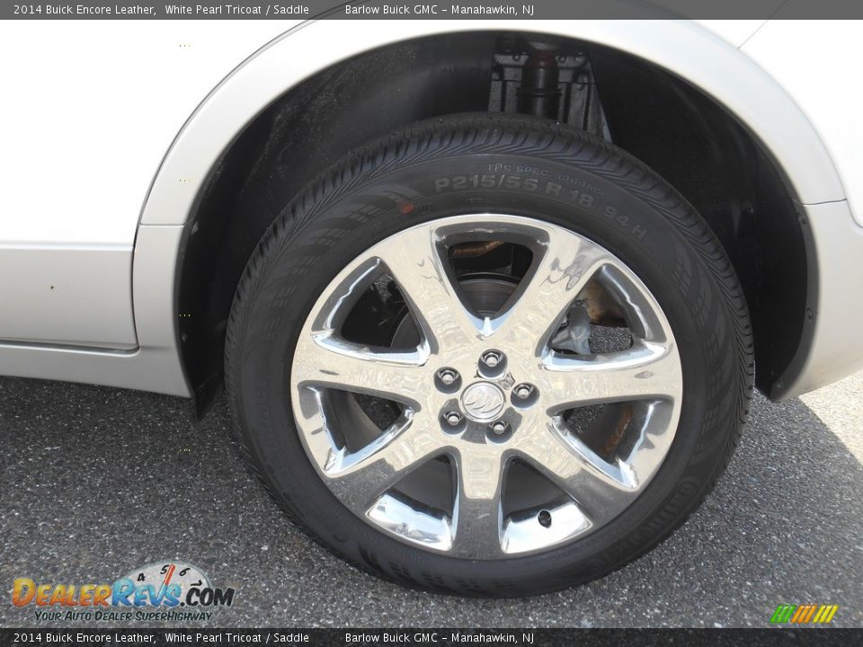 2014 Buick Encore Leather White Pearl Tricoat / Saddle Photo #10