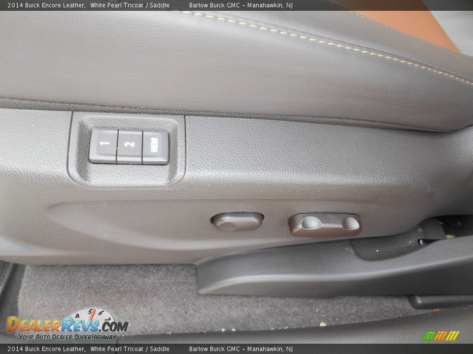 2014 Buick Encore Leather White Pearl Tricoat / Saddle Photo #14