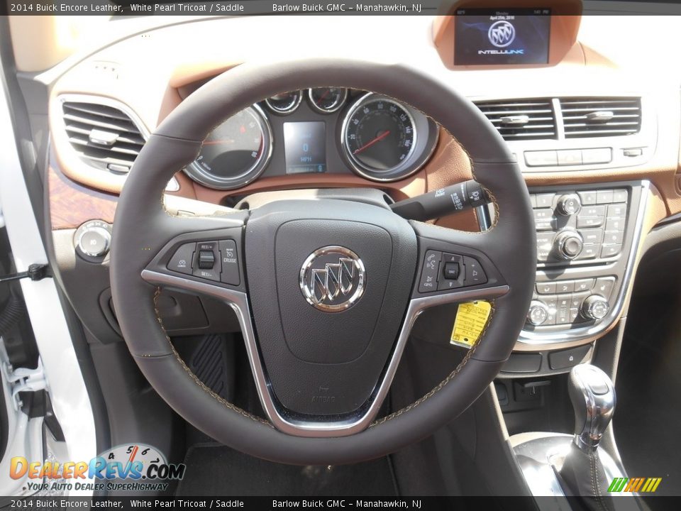 2014 Buick Encore Leather White Pearl Tricoat / Saddle Photo #17