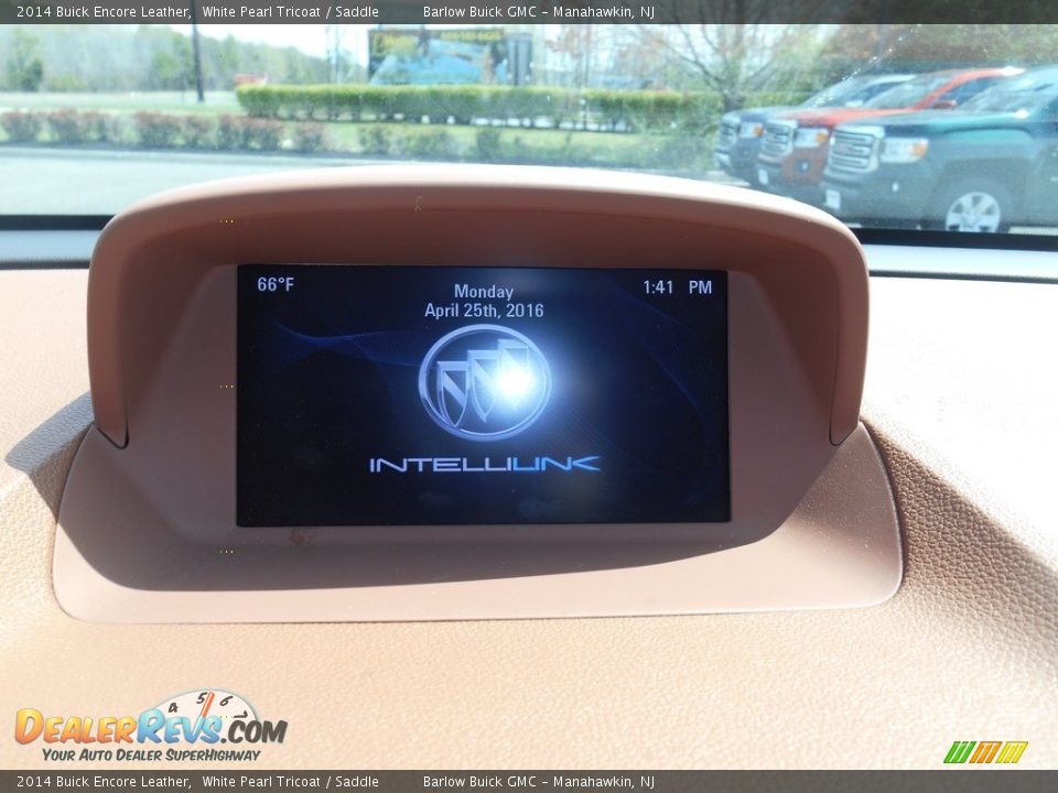 2014 Buick Encore Leather White Pearl Tricoat / Saddle Photo #23