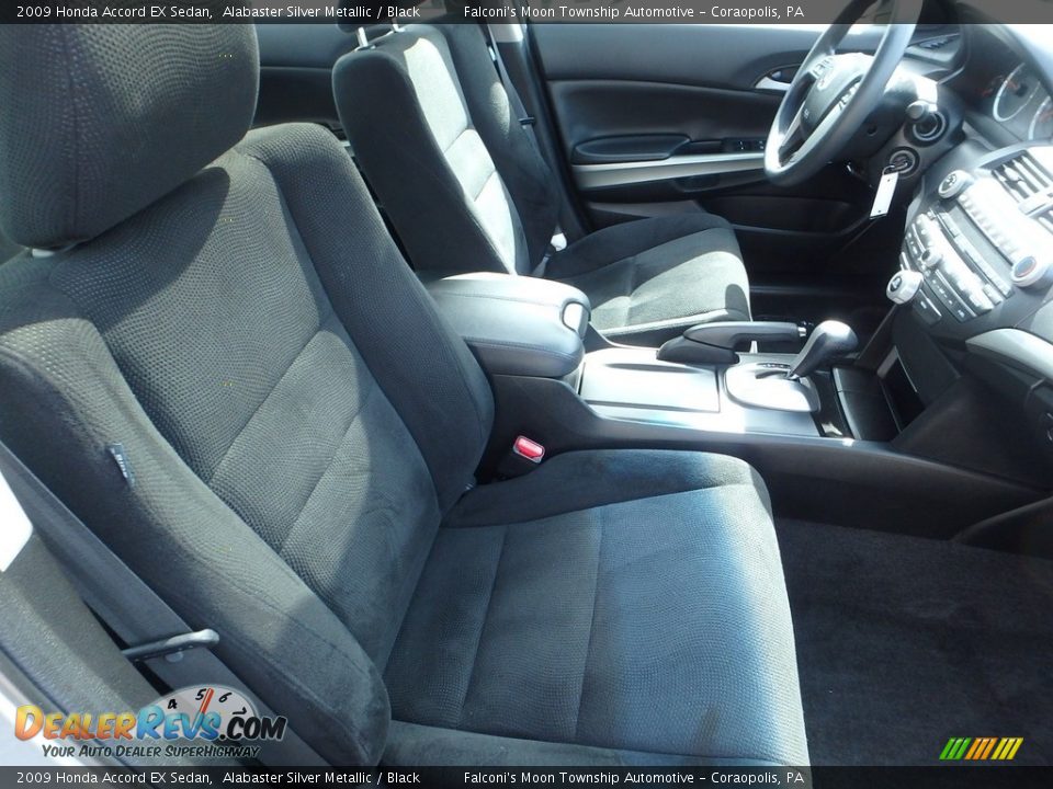 2009 Honda Accord EX Sedan Alabaster Silver Metallic / Black Photo #10