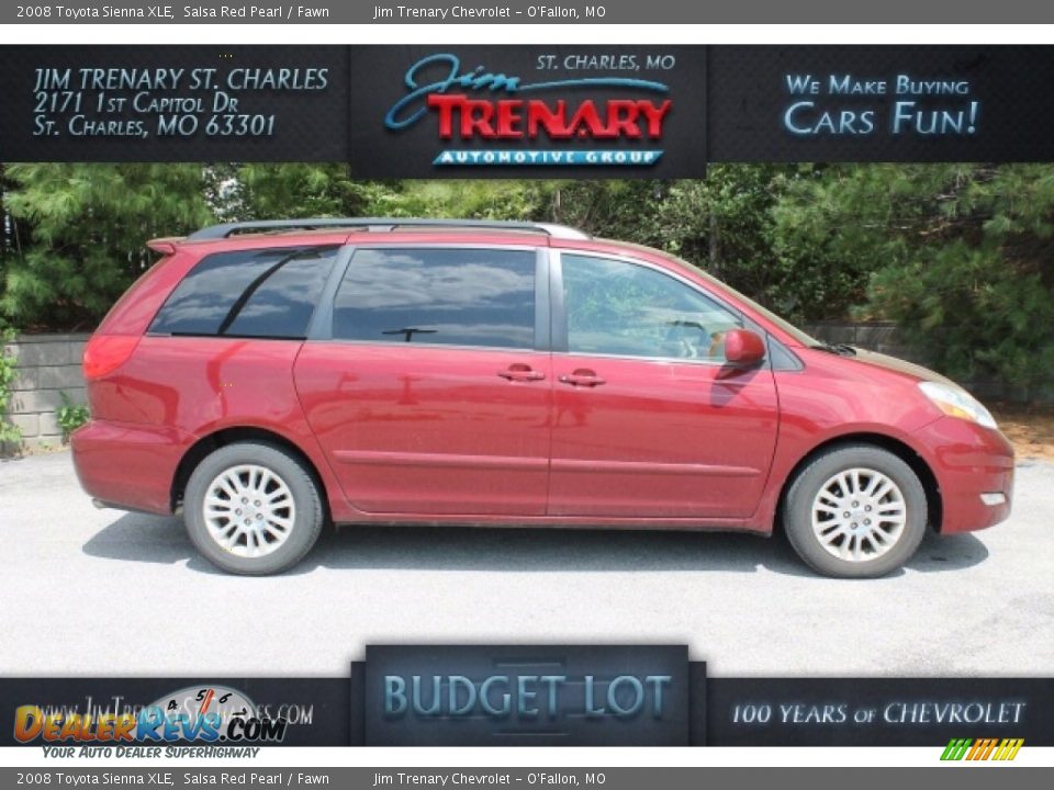 2008 Toyota Sienna XLE Salsa Red Pearl / Fawn Photo #1