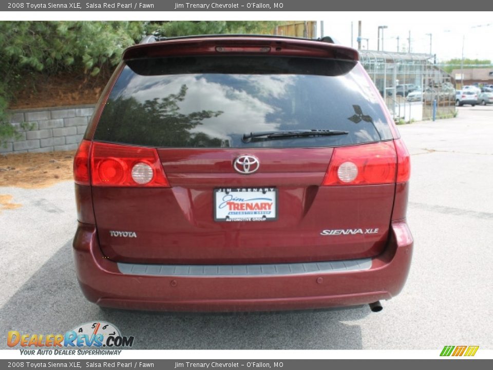 2008 Toyota Sienna XLE Salsa Red Pearl / Fawn Photo #6