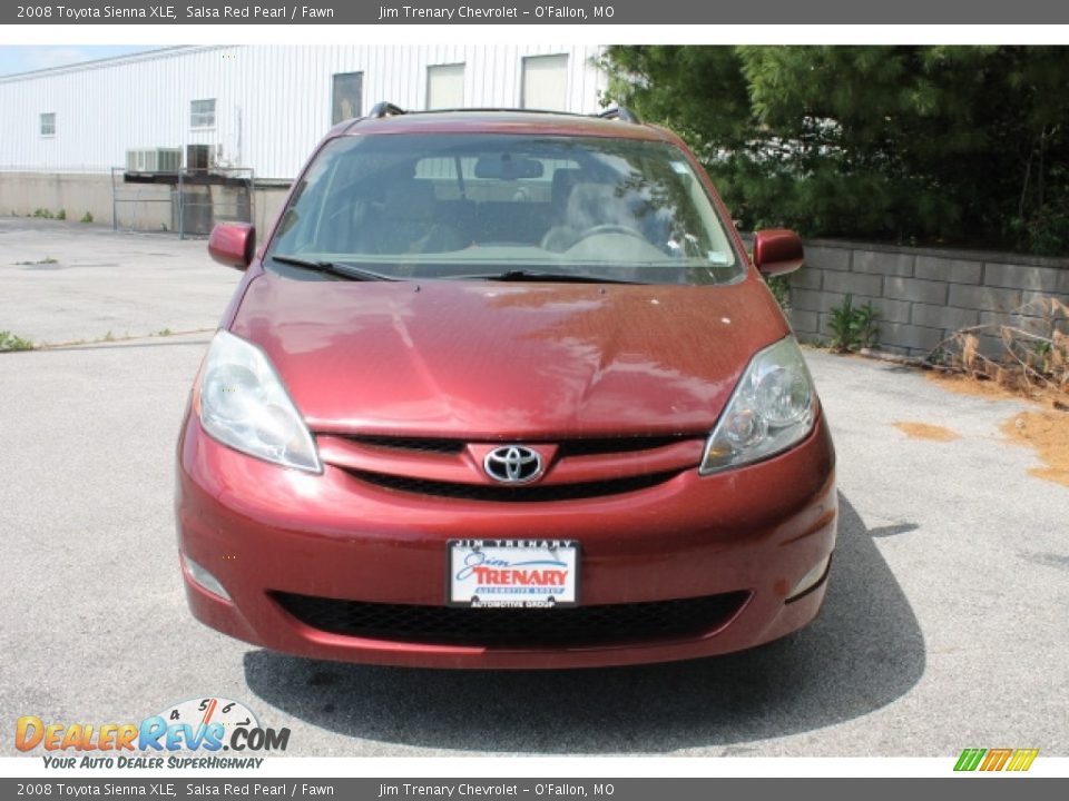 2008 Toyota Sienna XLE Salsa Red Pearl / Fawn Photo #8