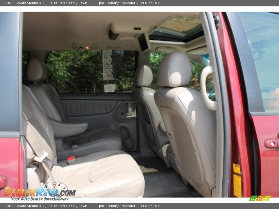 2008 Toyota Sienna XLE Salsa Red Pearl / Fawn Photo #9