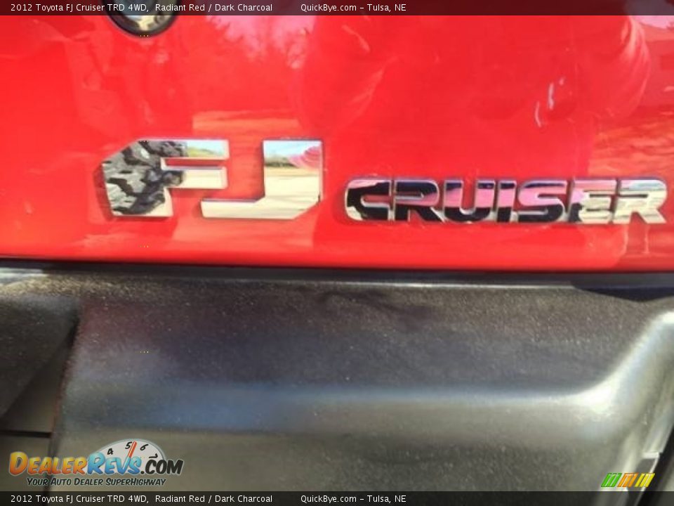 2012 Toyota FJ Cruiser TRD 4WD Radiant Red / Dark Charcoal Photo #12