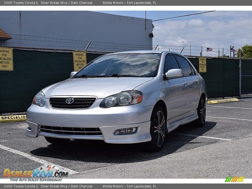 2006 Toyota Corolla S Silver Streak Mica / Dark Charcoal Photo #1