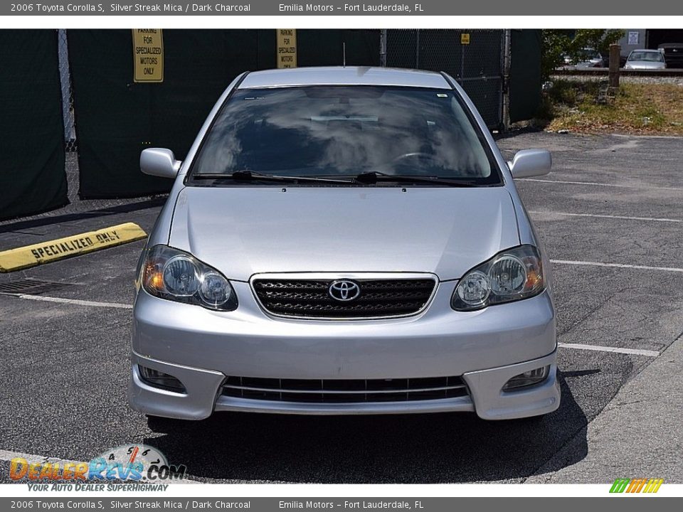 2006 Toyota Corolla S Silver Streak Mica / Dark Charcoal Photo #2