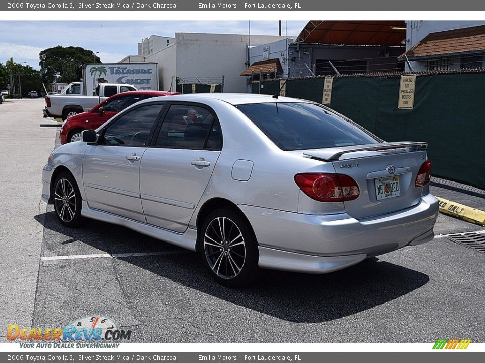 2006 Toyota Corolla S Silver Streak Mica / Dark Charcoal Photo #5
