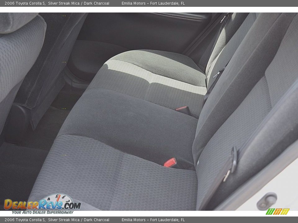 2006 Toyota Corolla S Silver Streak Mica / Dark Charcoal Photo #22