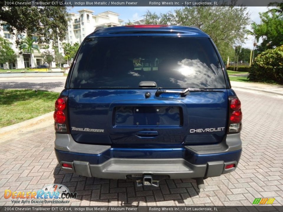 2004 Chevrolet TrailBlazer EXT LS 4x4 Indigo Blue Metallic / Medium Pewter Photo #2