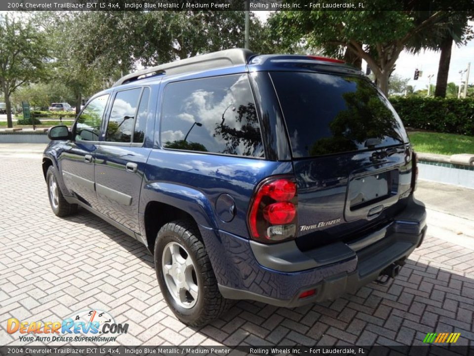 2004 Chevrolet TrailBlazer EXT LS 4x4 Indigo Blue Metallic / Medium Pewter Photo #6