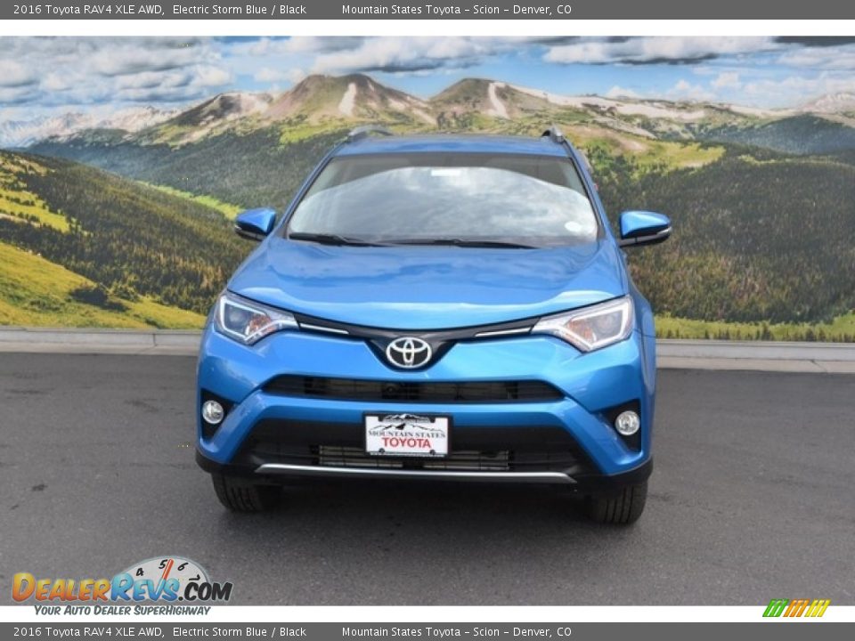 2016 Toyota RAV4 XLE AWD Electric Storm Blue / Black Photo #2