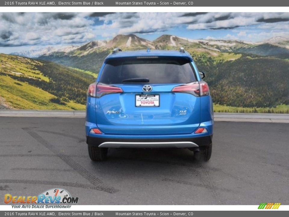 2016 Toyota RAV4 XLE AWD Electric Storm Blue / Black Photo #4