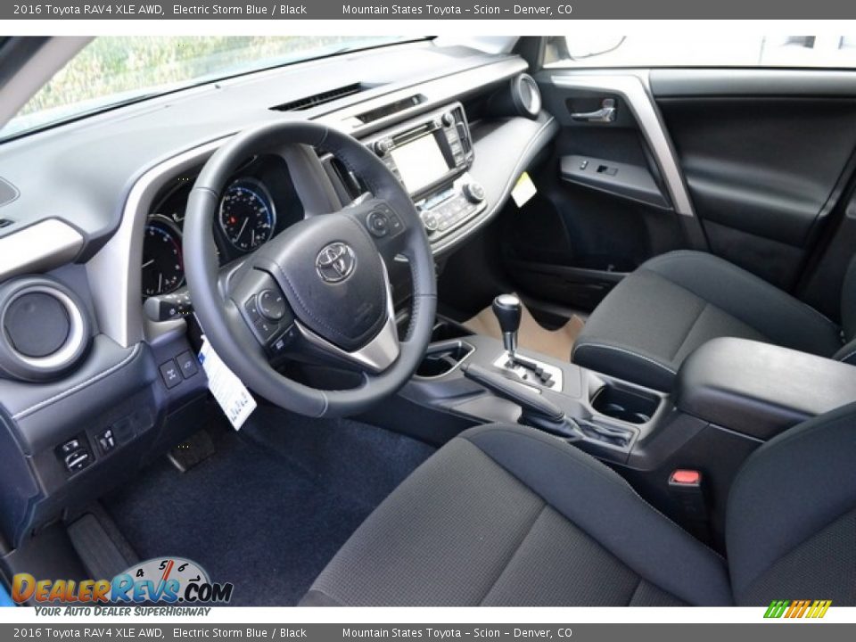 2016 Toyota RAV4 XLE AWD Electric Storm Blue / Black Photo #5