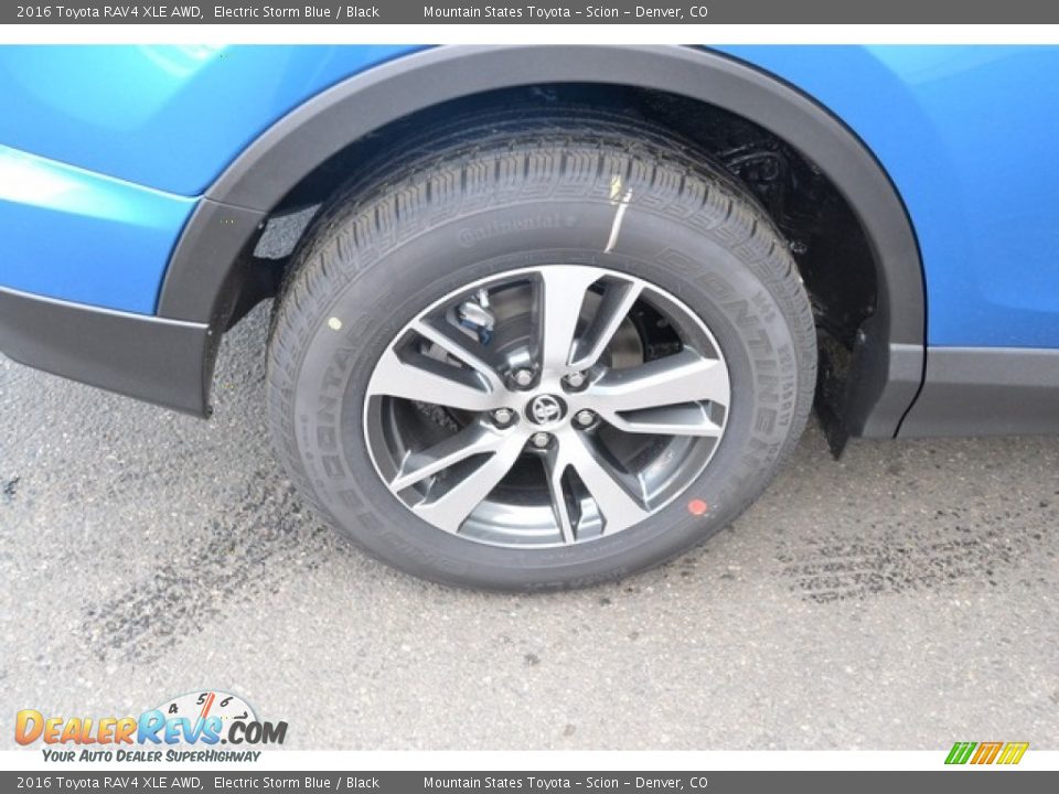 2016 Toyota RAV4 XLE AWD Electric Storm Blue / Black Photo #9