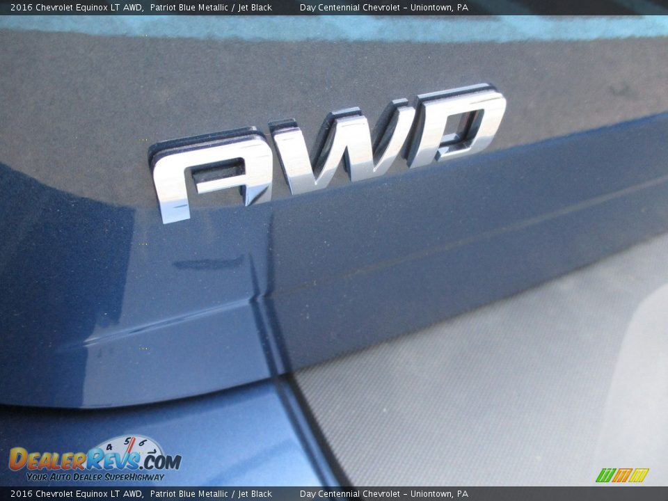 2016 Chevrolet Equinox LT AWD Patriot Blue Metallic / Jet Black Photo #5