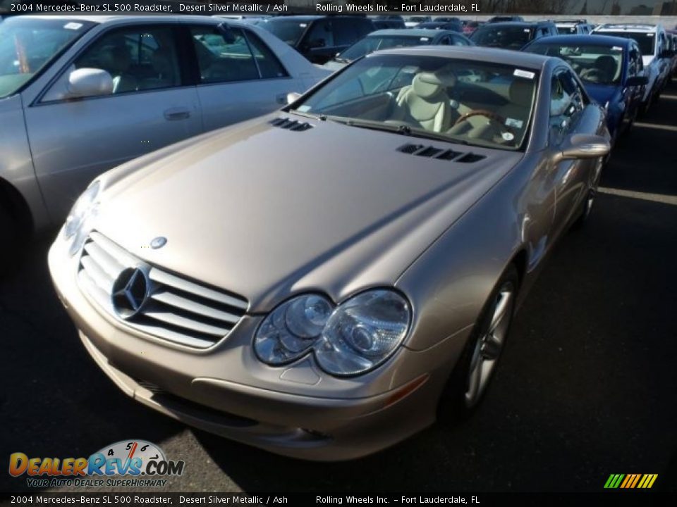 Front 3/4 View of 2004 Mercedes-Benz SL 500 Roadster Photo #1