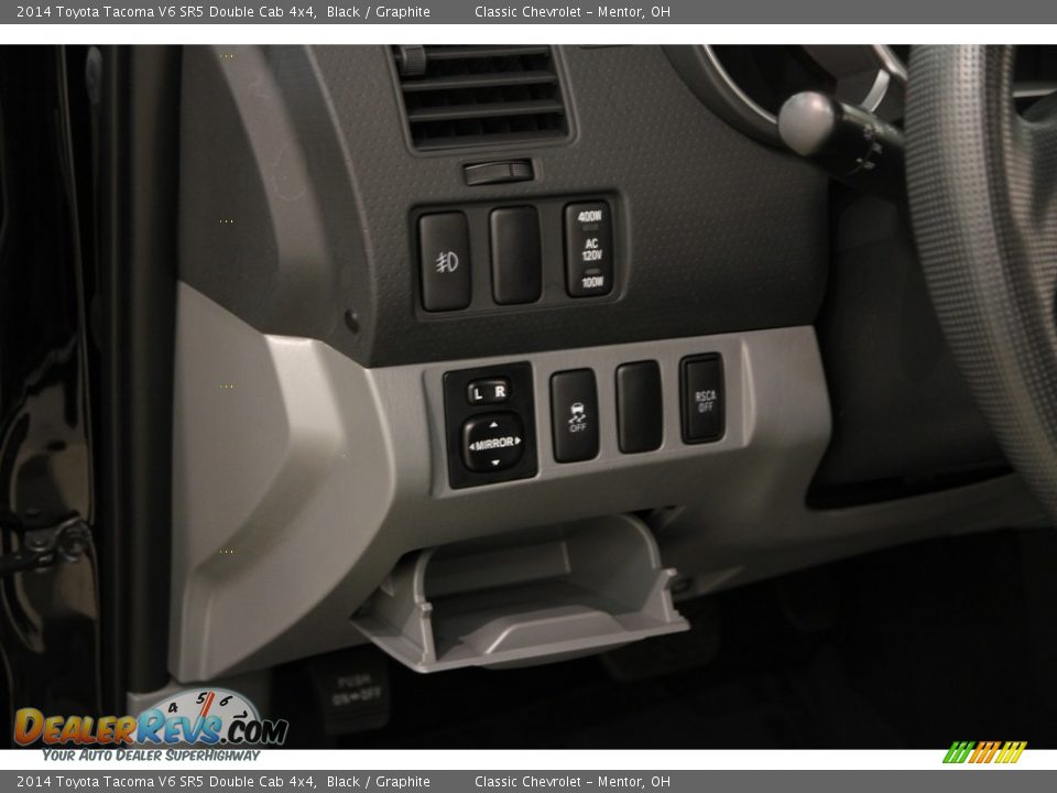 2014 Toyota Tacoma V6 SR5 Double Cab 4x4 Black / Graphite Photo #5
