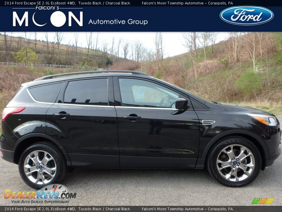 2014 Ford Escape SE 2.0L EcoBoost 4WD Tuxedo Black / Charcoal Black Photo #1