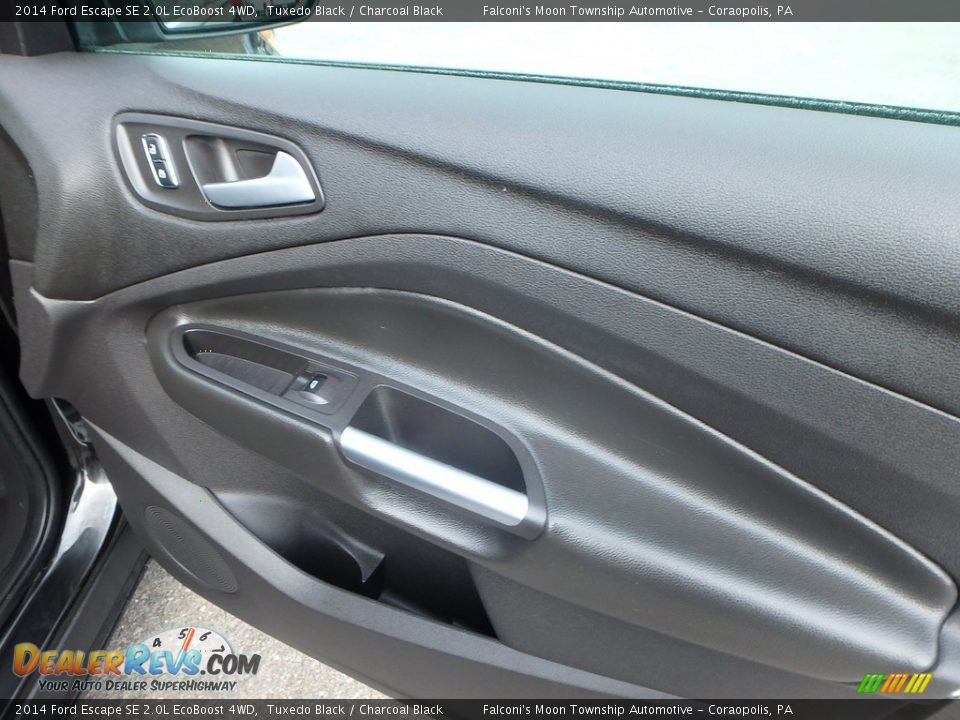 2014 Ford Escape SE 2.0L EcoBoost 4WD Tuxedo Black / Charcoal Black Photo #12