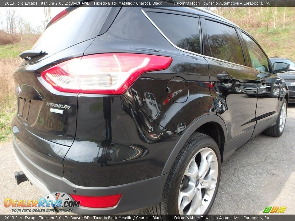 2013 Ford Escape Titanium 2.0L EcoBoost 4WD Tuxedo Black Metallic / Charcoal Black Photo #2